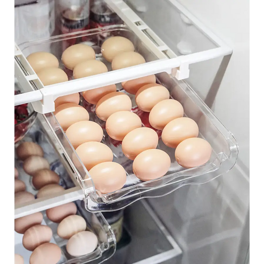 Kitchen Organizer Adjustable Kitchen Refrigerator Storage Rack Fridge Freezer Shelf Holder Pull-out Drawer Organiser Space Saver Beyond Trends Hub