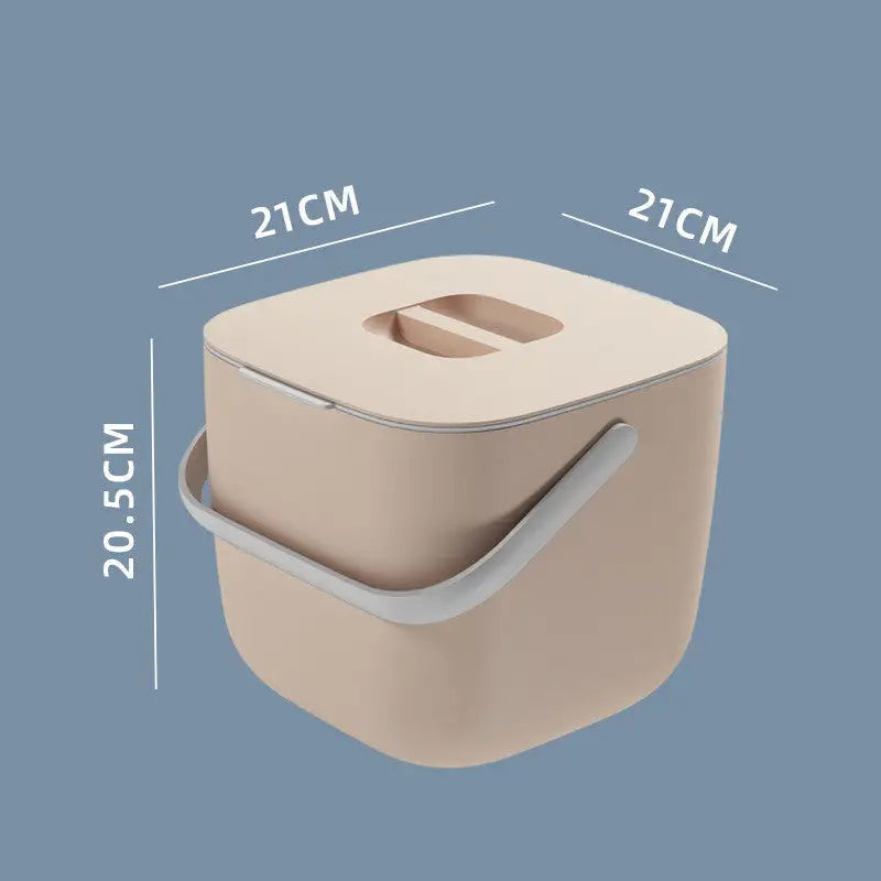 Kitchen waste bin - Bare pink