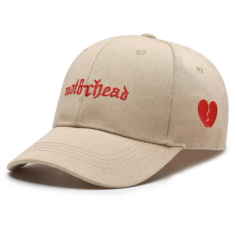 Korean Style Children’s Baseball Cap Letter Embroidered Peaked Cap - Khaki / Free Size