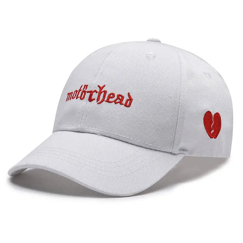 Korean Style Children’s Baseball Cap Letter Embroidered Peaked Cap - White / Free Size