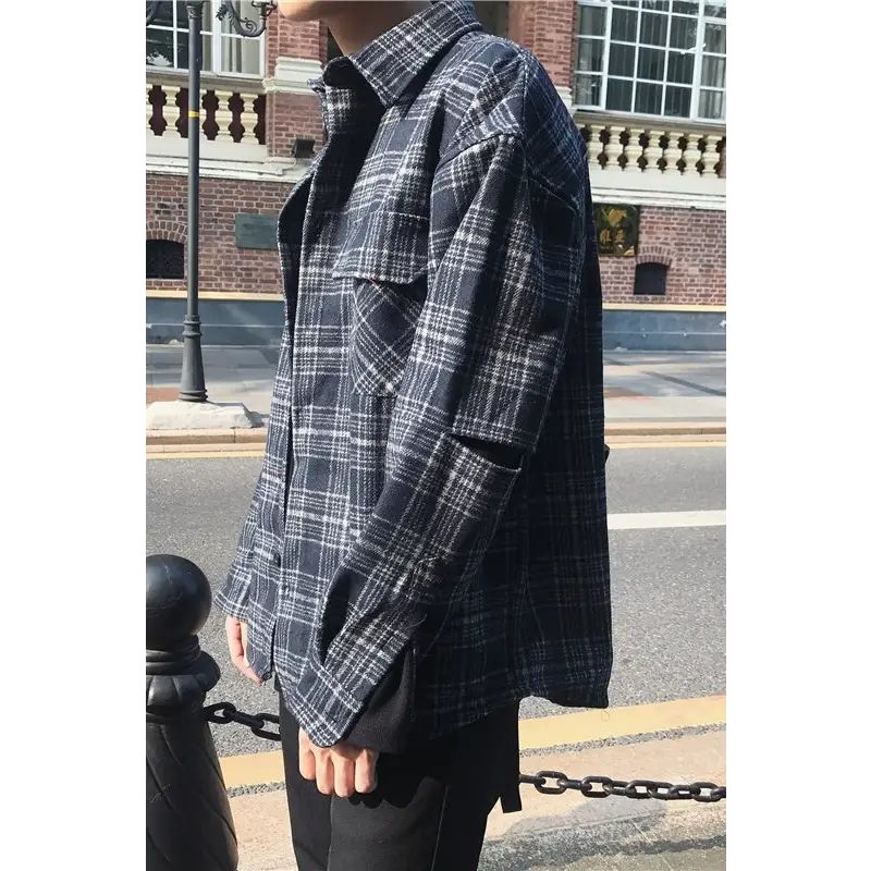 Korean Style Loose Long-sleeved Shirts For Men And Women Beyond Trends Hub