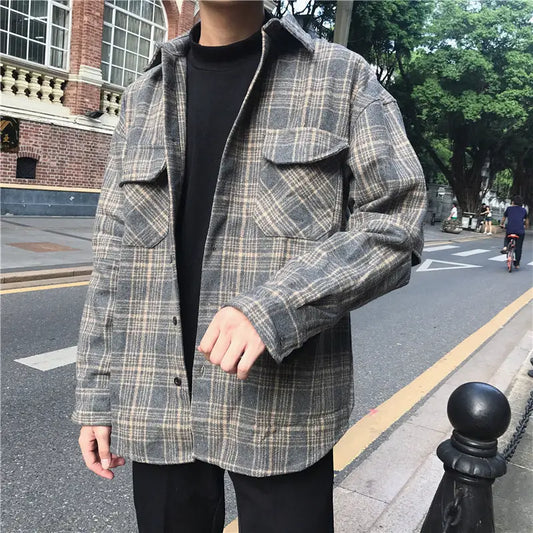 Korean Style Loose Long-sleeved Shirts For Men And Women Beyond Trends Hub