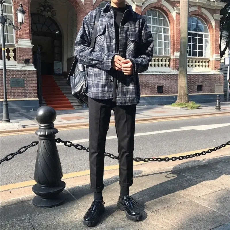 Korean Style Loose Long-sleeved Shirts For Men And Women Beyond Trends Hub