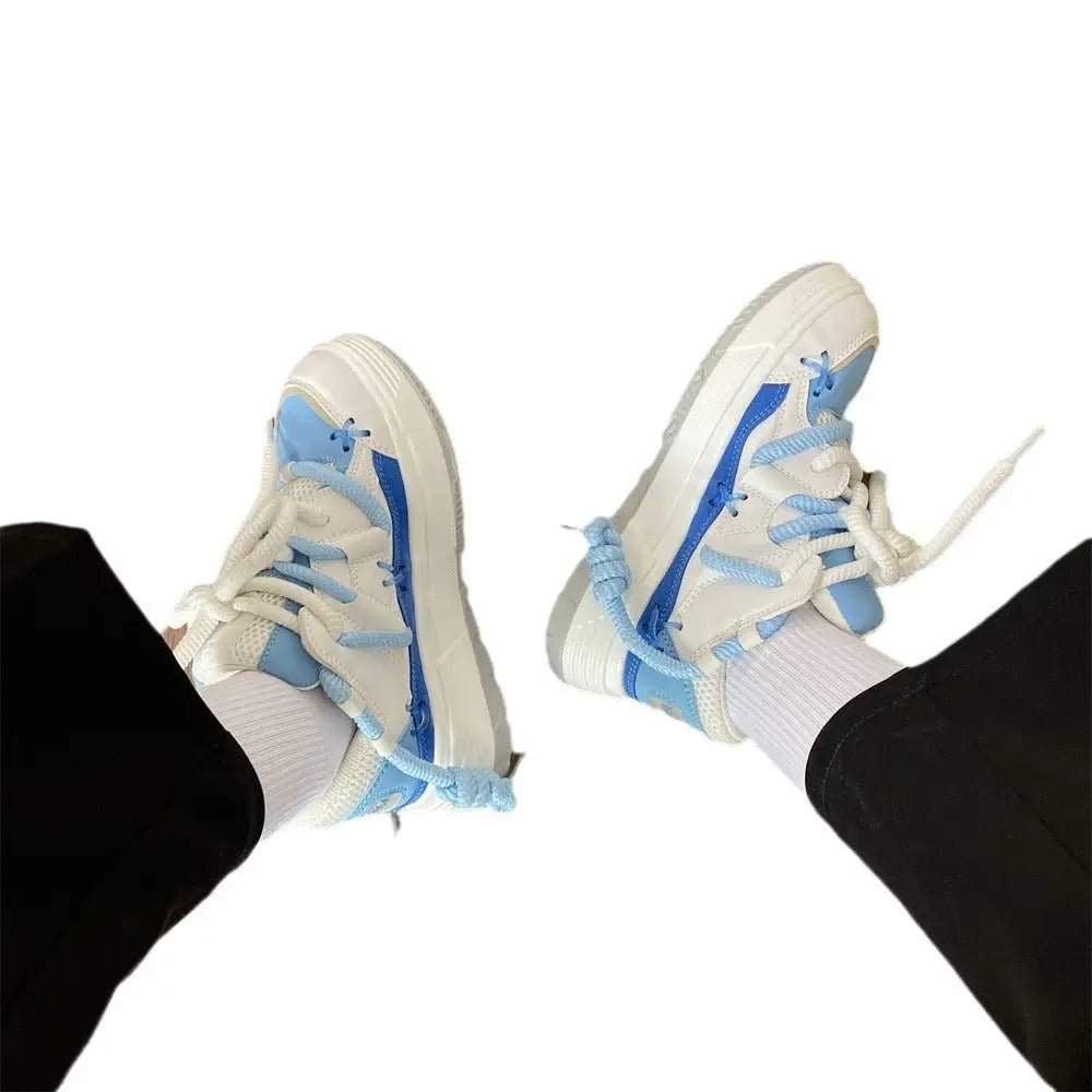 Korean Style Women's Dad Shoes Versatile Student Casual Platform Beyond Trends Hub