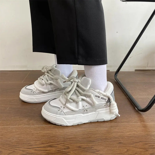 Korean Style Women's Dad Shoes Versatile Student Casual Platform Beyond Trends Hub