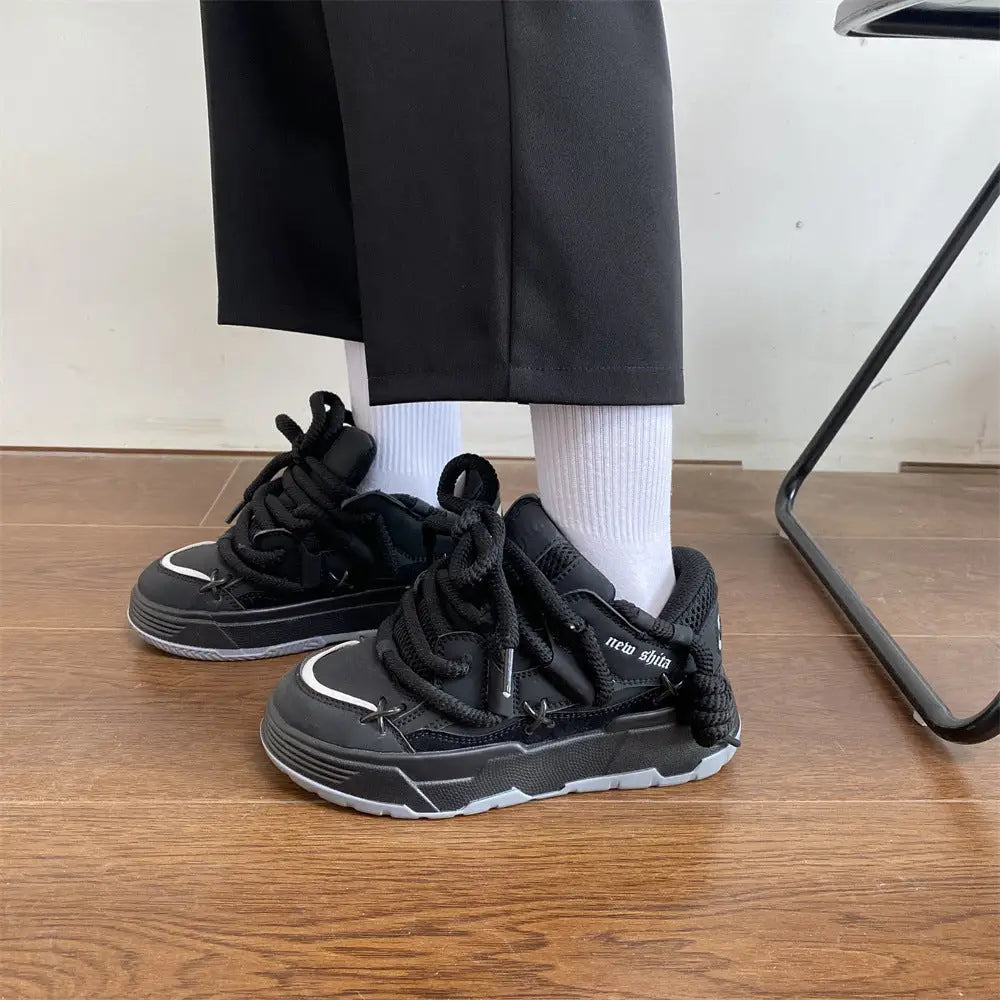 Korean Style Women's Dad Shoes Versatile Student Casual Platform Beyond Trends Hub