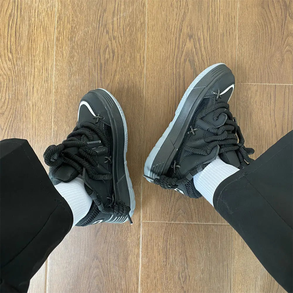 Korean Style Women's Dad Shoes Versatile Student Casual Platform Beyond Trends Hub