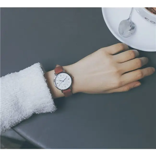 Korean version fashion women quartz watches simple ulzzang luxury top brand female wrist watch Vintage Leather relogio feminino - Beyond Trends Hub 