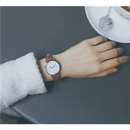 Korean version fashion women quartz watches simple ulzzang luxury top brand female wrist watch Vintage Leather relogio feminino - Beyond Trends Hub 