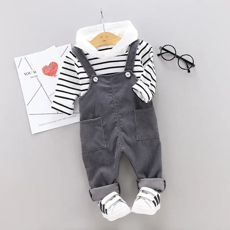 Korean Version Of Cute Children’S Suits Middle And Small Children’S Suits Boys And Children’S Overalls