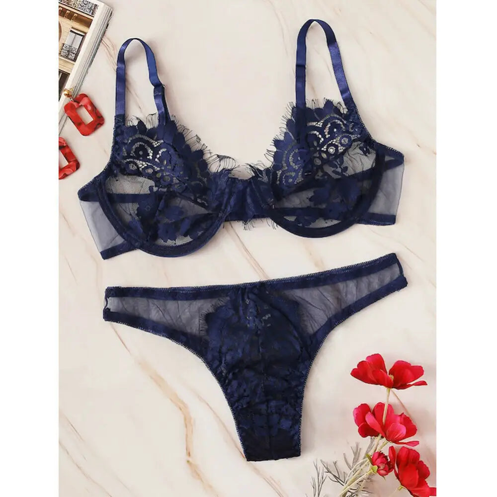 Lace comfortable underwear ladies bra set Beyond Trends Hub