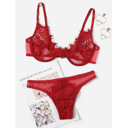 Lace comfortable underwear ladies bra set Beyond Trends Hub
