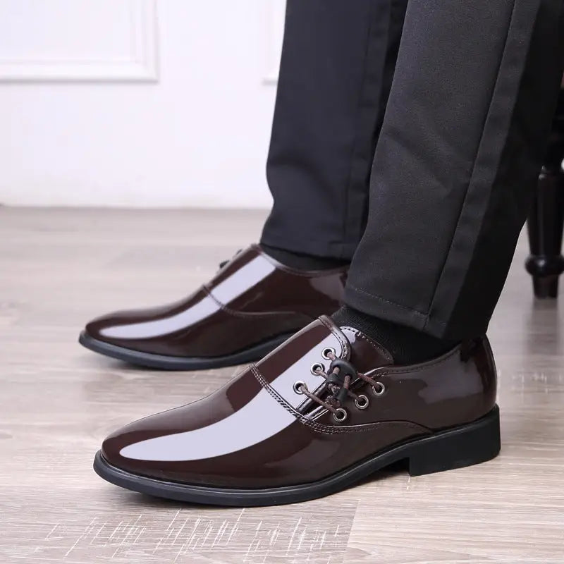 Lace-Up Leather Shoes Men Business Casual Shoes Men Beyond Trends Hub