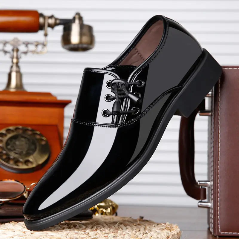 Lace-Up Leather Shoes Men Business Casual Shoes Men Beyond Trends Hub