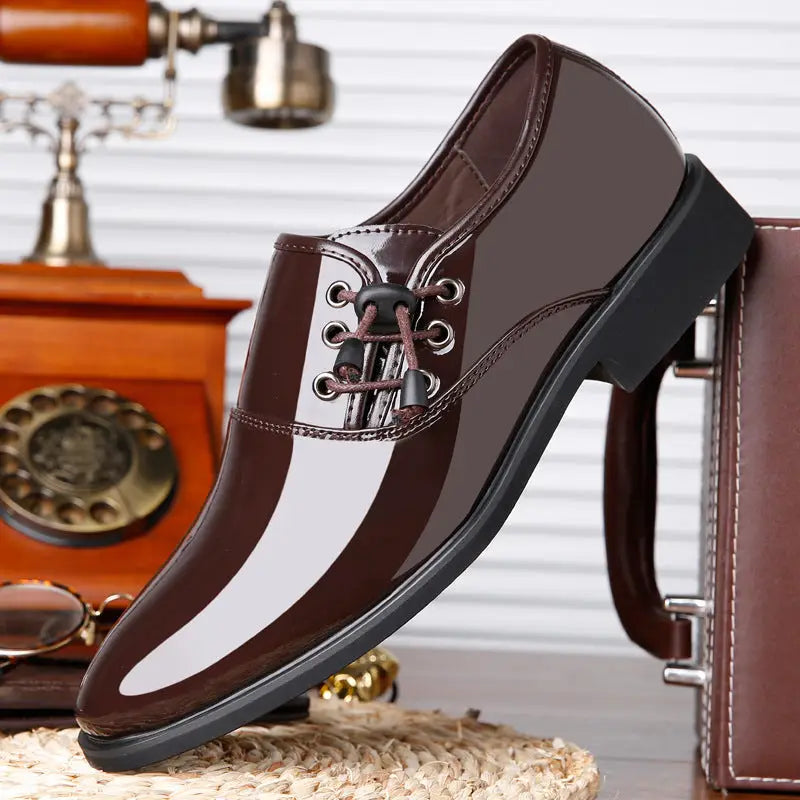 Lace-Up Leather Shoes Men Business Casual Shoes Men Beyond Trends Hub