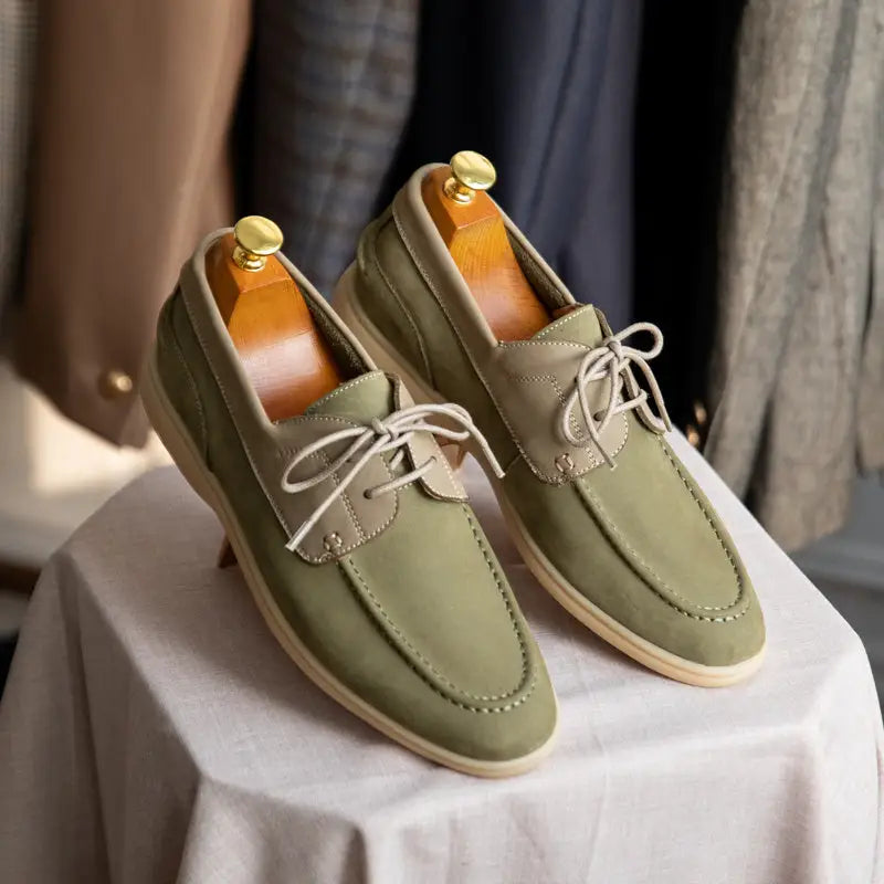 Lace-up Vintage High Mercerized Suede Sailing Shoes Beyond Trends Hub