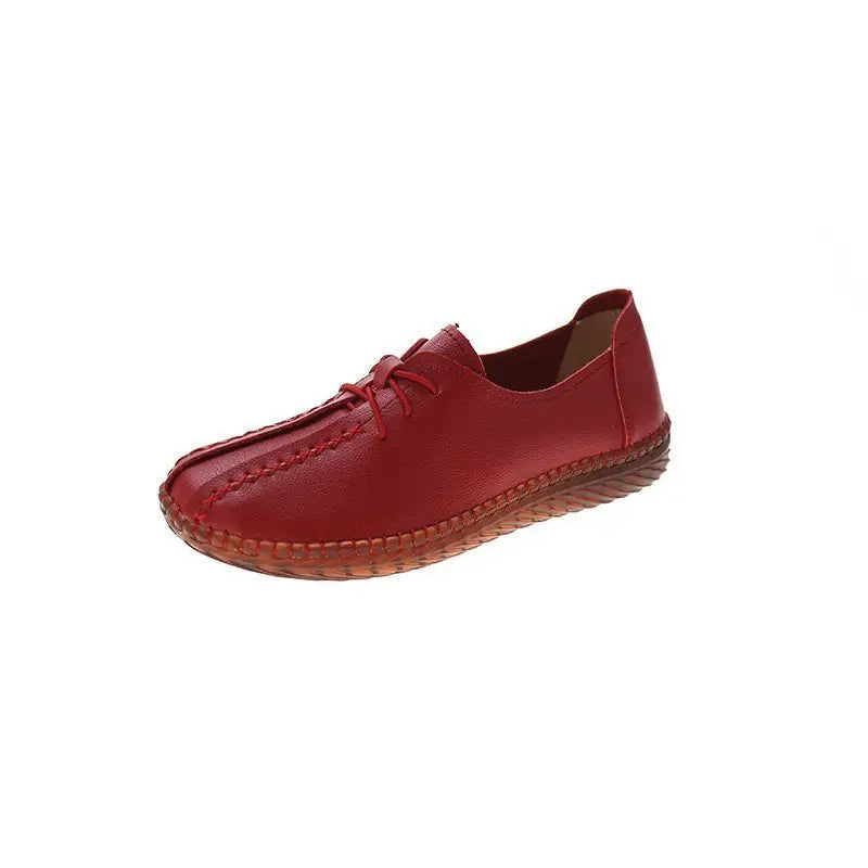 Ladies Casual Shoes For Comfortable Outer Wear - Red / 35