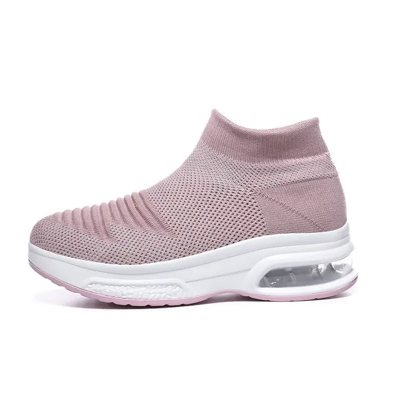 Ladies Casual Shoes Large Size Flat Casual Sports - Pink / 35