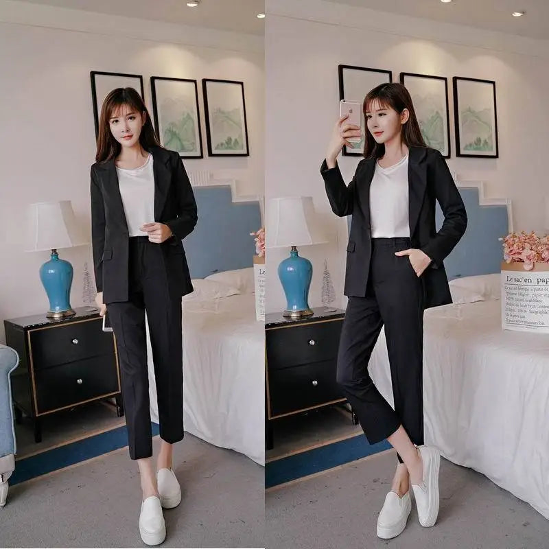Ladies Professional Suits Women’s Formal Two-Piece Suits