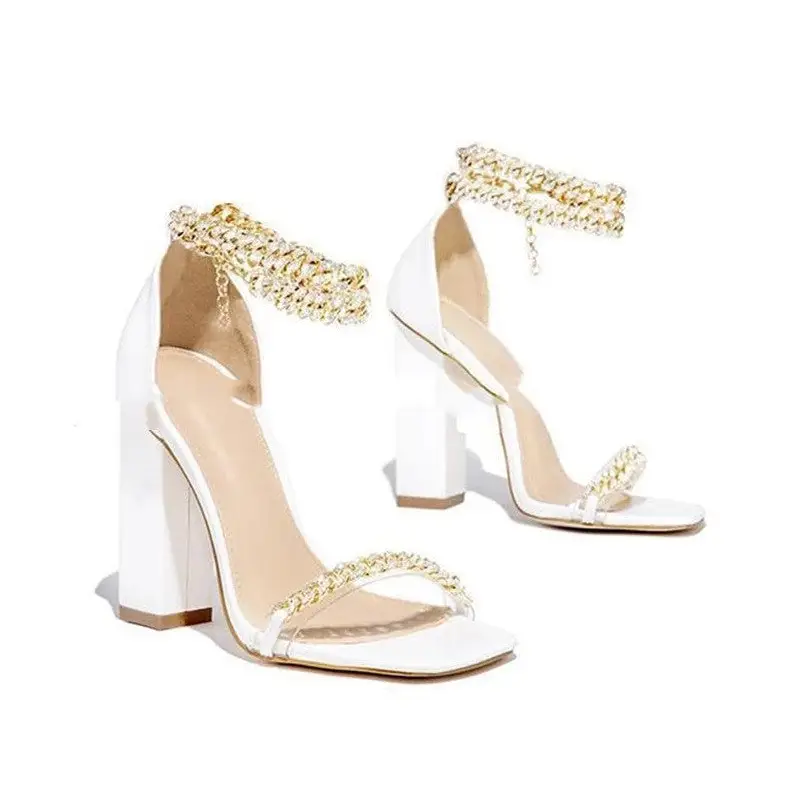 Ladies Sandals Summer Casual Sexy Chains Shoes Women