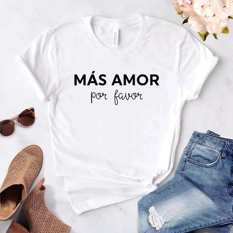 Ladies T-shirt Casual Funny T-shirt Ladies Short-sleeved Tops Couple Fashionable Harajuku Beyond Trends Hub