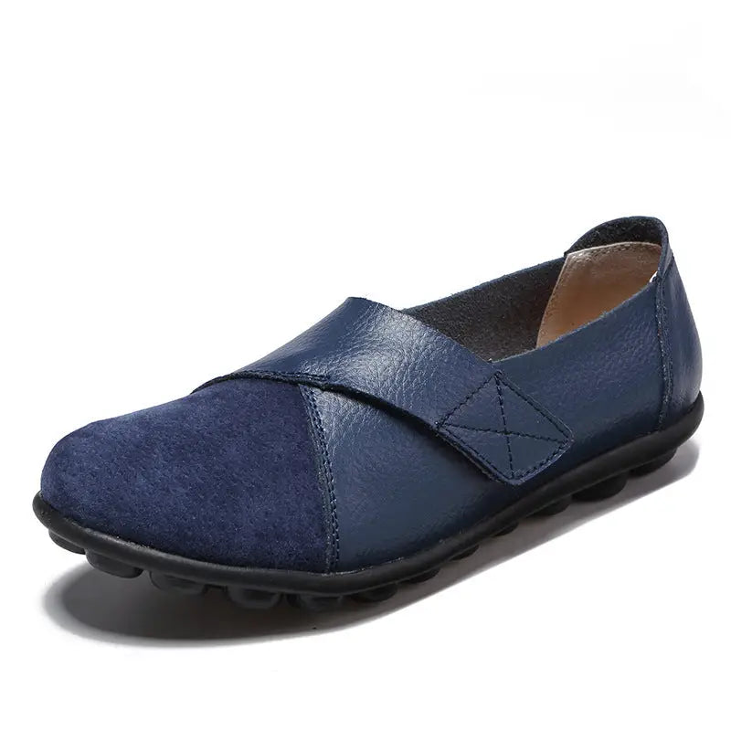 Ladies’ Velcro peas shoes - Blue / 39