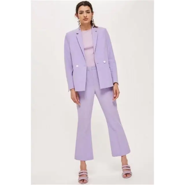 Lady Women Suits Set Spring And Autumn White Peak Lapel - 2 Style / XXS