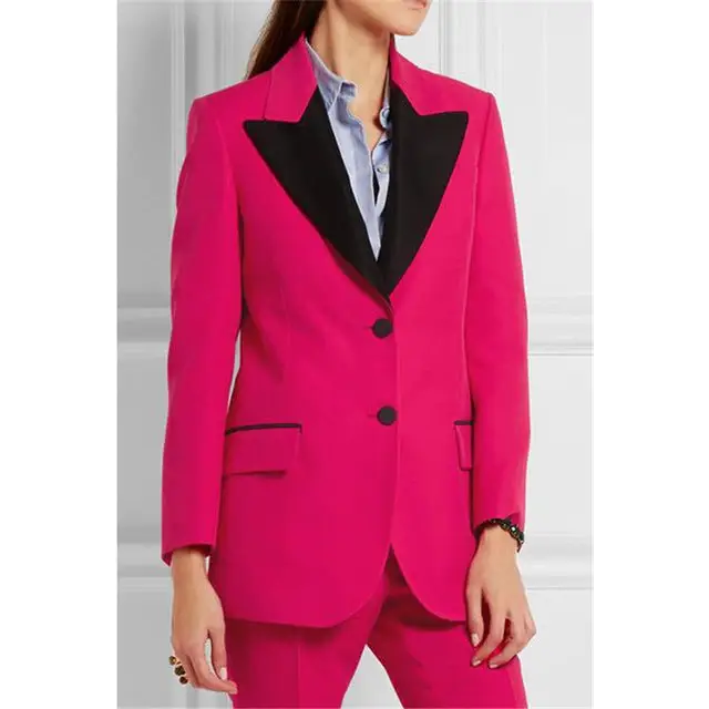 Lady Women Suits Set Spring And Autumn White Peak Lapel - 8 Style / XXS