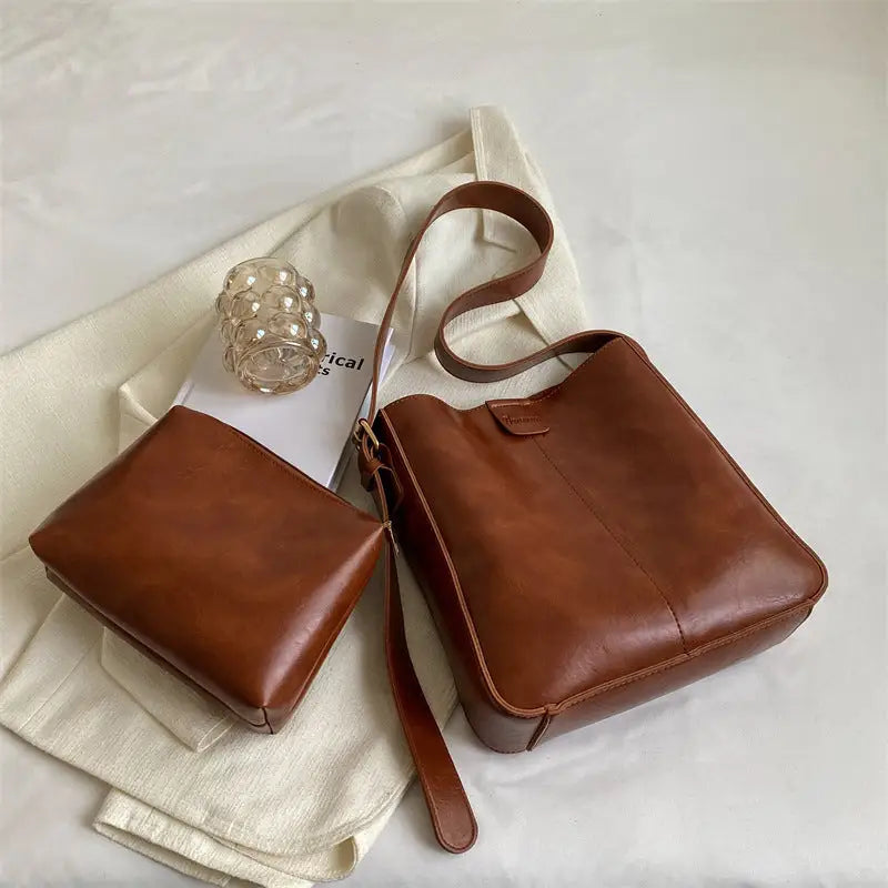 Large-capacity Bucket Fashion Women's Cross-body Bag  Fashion Womens Shoulder Bag Autumn And Winter Handbag Beyond Trends Hub