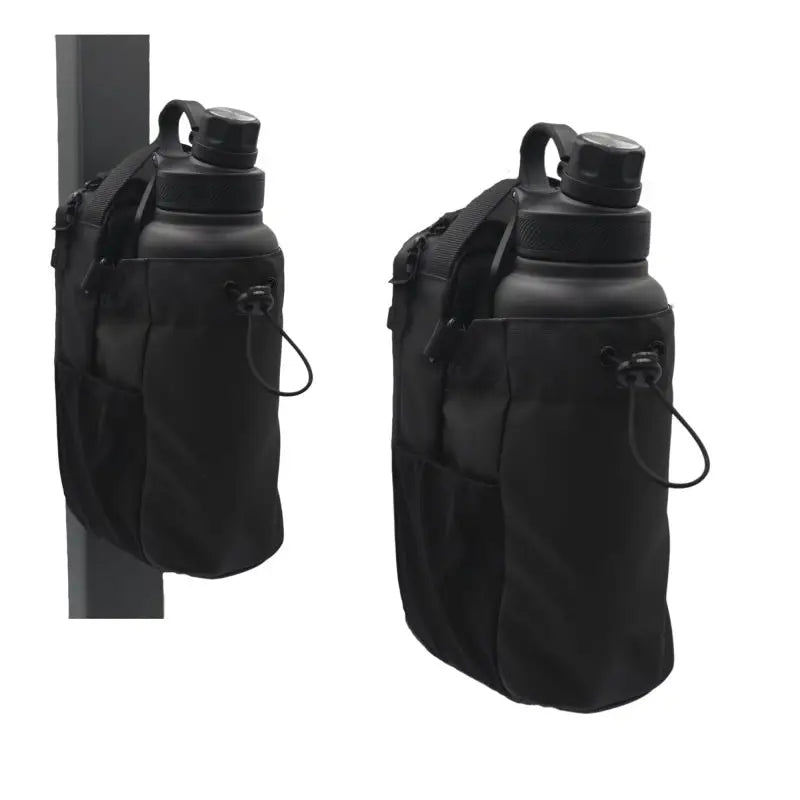 Large Capacity Magnetic Suction Portable And Versatile Fitness Kettle Pannier Bag - Black / Below 20L
