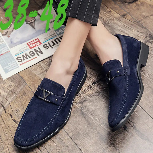 Large Men's Lefu Leather Shoes Beyond Trends Hub