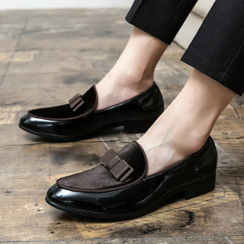 Large Size Men's Leather Shoes Pointed Toe Business Formal Wear Trend Beyond Trends Hub