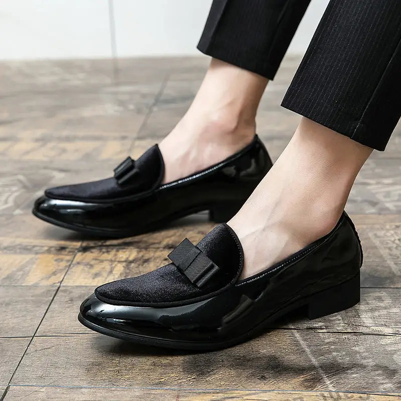 Large Size Men's Leather Shoes Pointed Toe Business Formal Wear Trend Beyond Trends Hub