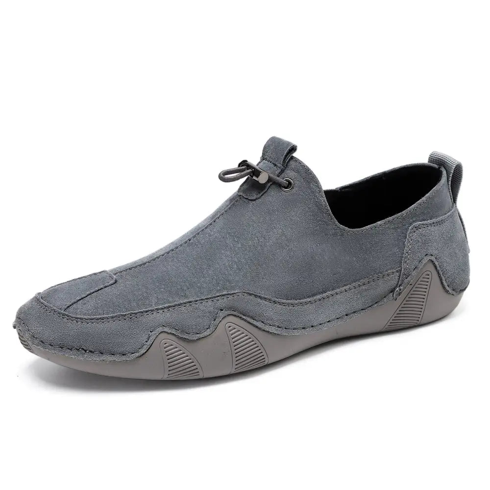 Leather Casual Men's Shoes Breathable Slip-on Beyond Trends Hub