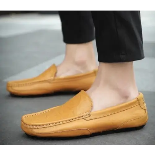 Leather casual leather shoes soft leather men's shoes Beyond Trends Hub