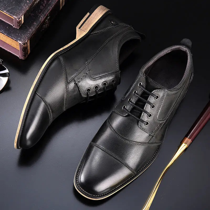 Leather lace-up casual shoes Beyond Trends Hub