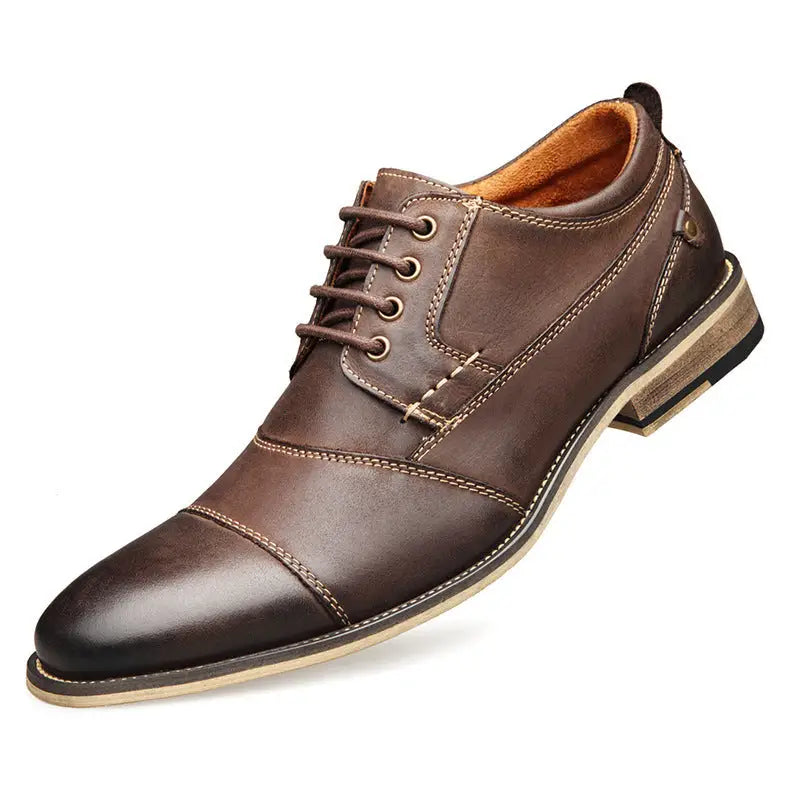 Leather lace-up casual shoes Beyond Trends Hub