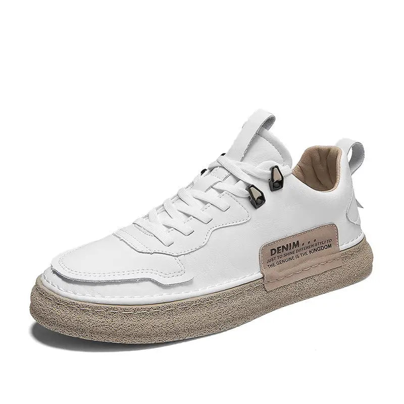 Leather Men's Versatile Casual Sneakers Beyond Trends Hub