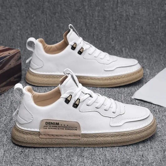 Leather Men's Versatile Casual Sneakers Beyond Trends Hub