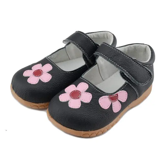 Leather Shoes Korean Princess Shoes Single Shoes Cowhide Children’S Shoes Baby Shoes - Black / 20