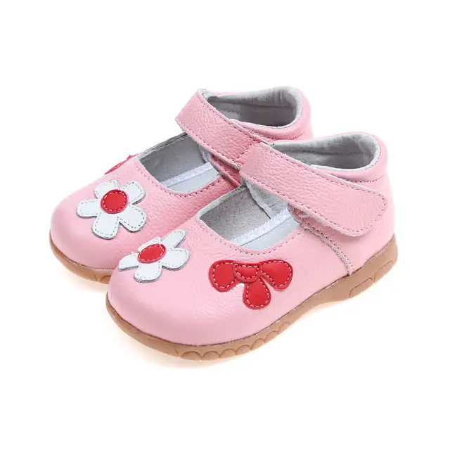 Leather Shoes Korean Princess Shoes Single Shoes Cowhide Children’S Shoes Baby Shoes - Pink / 20