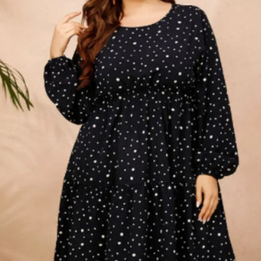 Leisure Home Loose Women’s Plus Size Floral Dress