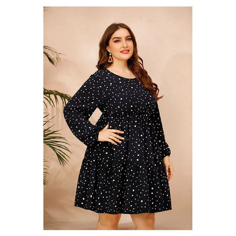 Leisure Home Loose Women’s Plus Size Floral Dress