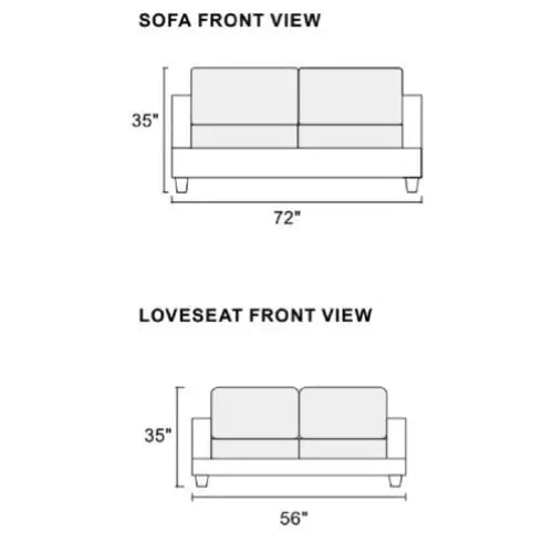 Living Room Furniture 2pc Sofa Set Black Faux Leather Tufted Sofa Loveseat W Pillows Cushion Couch - Black - 5