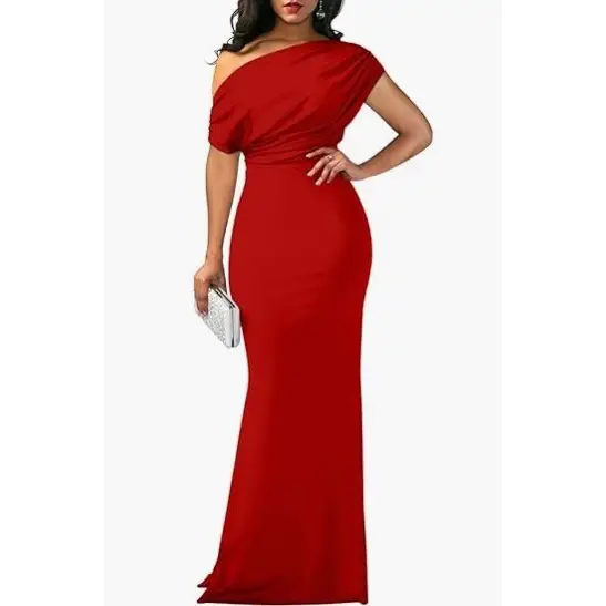 Long Formal Party Dress Women - Red / S