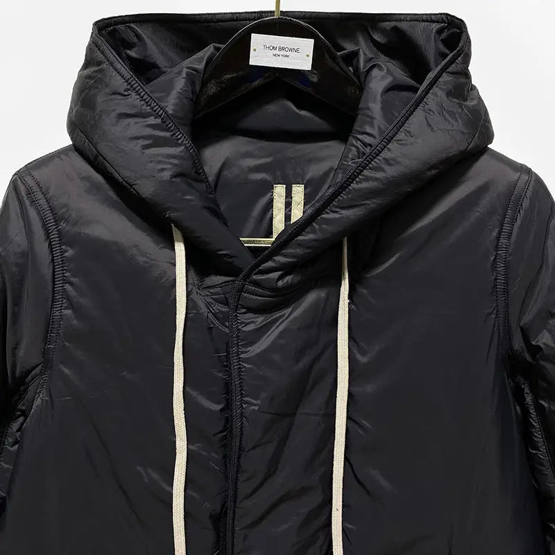 Long Lace Up Hoodie With Cotton Thick Trench Coat For Men And Women Beyond Trends Hub