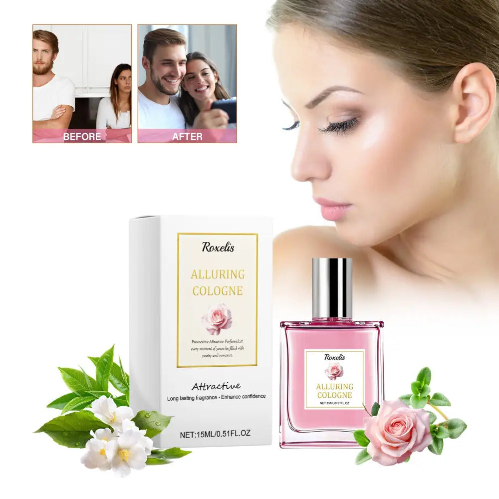 Long Lasting Fragrance With Rose - Warm & Floral Women’s Perfume - 15ML - Pink - 5