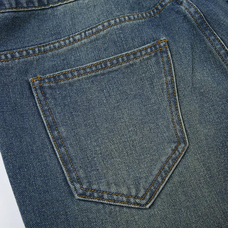 Loose And Simple All-match Denim Trousers Women Beyond Trends Hub