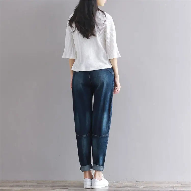 Loose jeans women's pants feet trousers - Beyond Trends Hub 