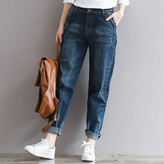 Loose jeans women's pants feet trousers - Beyond Trends Hub 